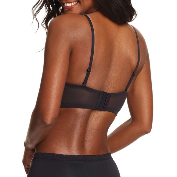 NWOT Maidenform Pure Comfort Halter Bralette, 40D, Black - Picture 8 of 8